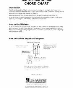 Hal Leonard USA THE ULTIMATE UKULELE CHORD CHART Chord Charts & Posters
