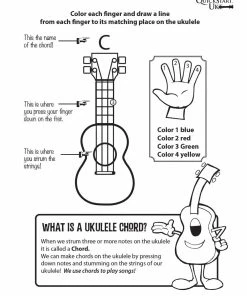 Hal Leonard USA KID'S UKE – UKULELE ACTIVITY FUN BOOK Kev's Learn & Play Series