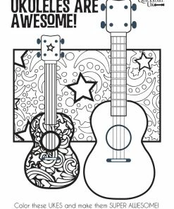 Hal Leonard USA KID'S UKE – UKULELE ACTIVITY FUN BOOK Kev's Learn & Play Series