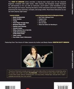 Hal Leonard USA Print Music FIRST 15 LESSONS – BANJO A Beginner's Guide, Featuring Step-By-Step Lessons With Audio, Video, And Bluegrass Songs!