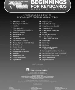 Hal Leonard USA Print Music BEGINNINGS FOR KEYBOARDS – BOOK A Updated Edition