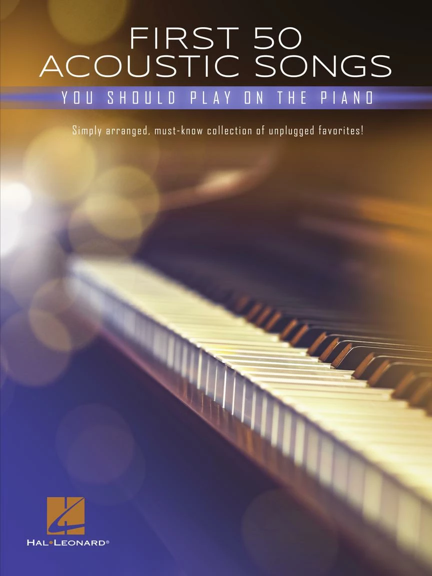 New ๐ Hal Leonard USA Print Music FIRST 50 ACOUSTIC SONGS YOU SHOULD PLAY ON PIANO ๐ 1 Hal Leonard USA Print Music FIRST 50 ACOUSTIC SONGS YOU SHOULD PLAY ON PIANO