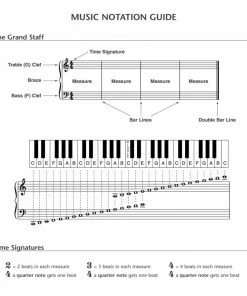 Hal Leonard USA HAL LEONARD STUDENT PIANO LIBRARY MUSIC MANUSCRIPT PAPER – WIDE STAFF Wide Staff