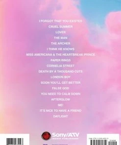 Hal Leonard USA Print Music TAYLOR SWIFT – LOVER