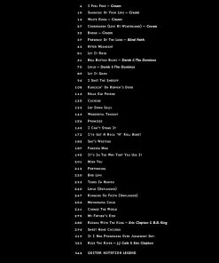 Hal Leonard USA ERIC CLAPTON – COMPLETE CLAPTON Print Music