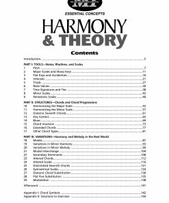 Hal Leonard USA HARMONY AND THEORY Essential Concepts Series