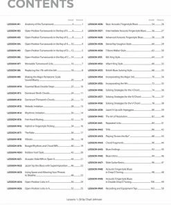 Hal Leonard USA 100 BLUES LESSONS Guitar Lesson Goldmine Series