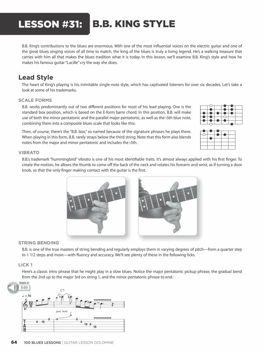 Promo ⭐ Hal Leonard USA 100 BLUES LESSONS Guitar Lesson Goldmine Series 🔥 7 Hal Leonard USA 100 BLUES LESSONS Guitar Lesson Goldmine Series