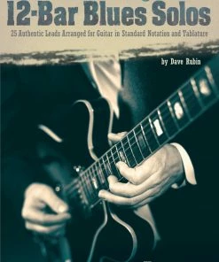 Hal Leonard USA 12-BAR BLUES SOLOS 25 Authentic Leads Arranged For Guitar In Standard Notation & Tablature Print Music