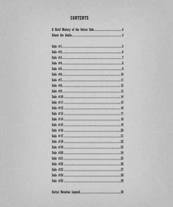 Hal Leonard USA 12-BAR BLUES SOLOS 25 Authentic Leads Arranged For Guitar In Standard Notation & Tablature Print Music