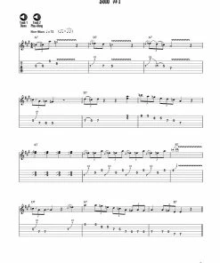 Hal Leonard USA 12-BAR BLUES SOLOS 25 Authentic Leads Arranged For Guitar In Standard Notation & Tablature Print Music