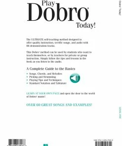 Hal Leonard USA Print Music PLAY DOBRO® TODAY! – LEVEL 1 A Complete Guide To The Basics