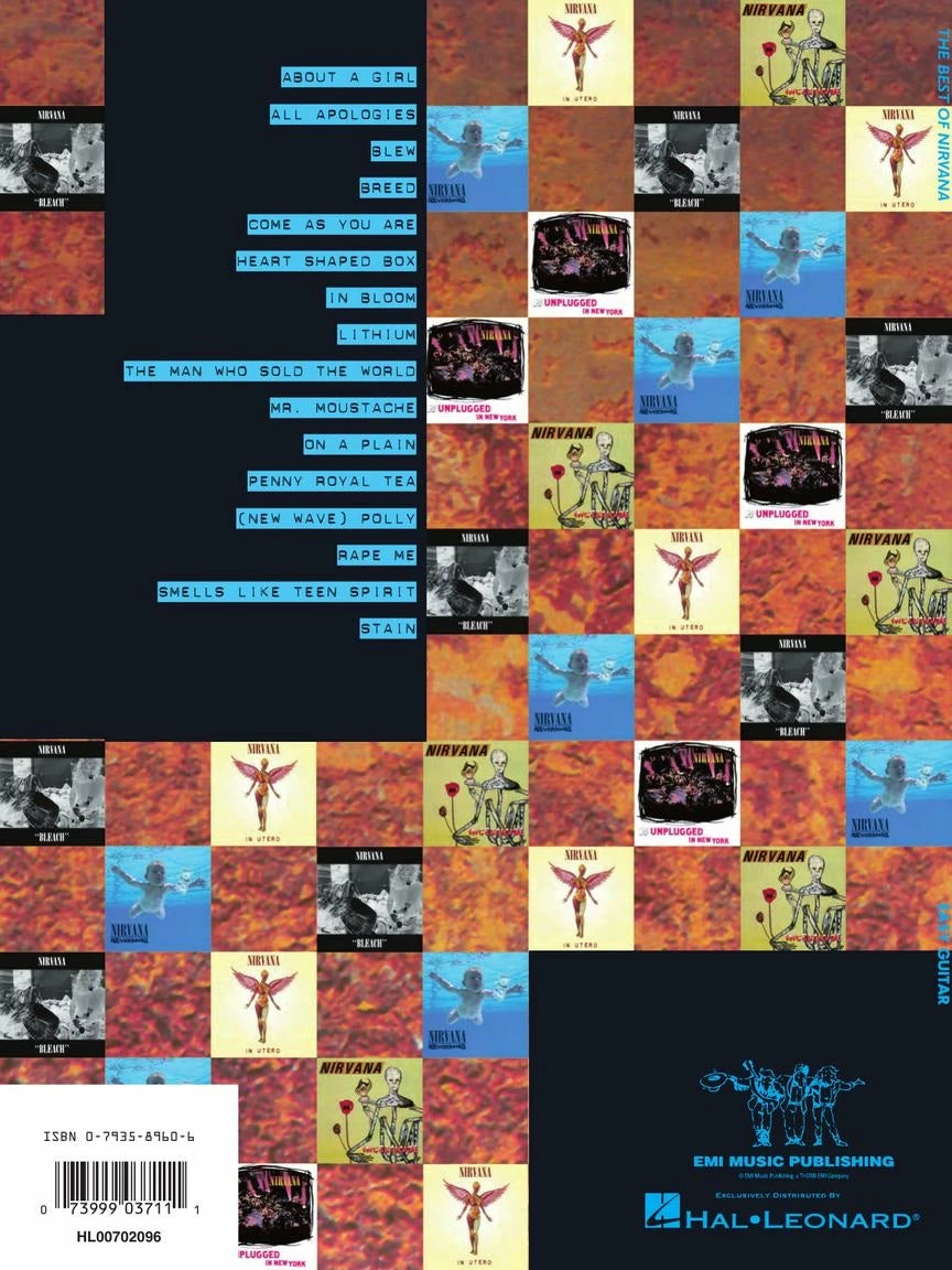 Wholesale ๐ Hal Leonard USA THE BEST OF NIRVANA ๐คฉ 7 Hal Leonard USA THE BEST OF NIRVANA