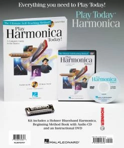 Hal Leonard USA PLAY HARMONICA TODAY! COMPLETE KIT Includes Everything You Need To Play Today! Harmonica's