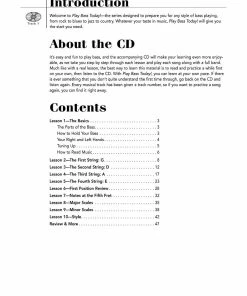 Hal Leonard USA PLAY BASS TODAY! – LEVEL 1