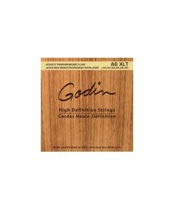 Godin Acoustic Phosphor Bronze Strings Extra Light A6 Made By D'Addario