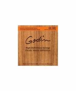 Godin Acoustic Phosphor Bronze Strings Medium A6 Made By D'Addario