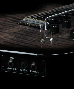 Godin 025503 XtSA - Synth Access - 3 Voice Trans Black Flame - Electric Guitar Made In Canada