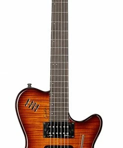 Godin 028672 XtSA - Synth Access - 3 Voice Light Burst Flame - Electric Guitar Made In Canada Electric Guitars