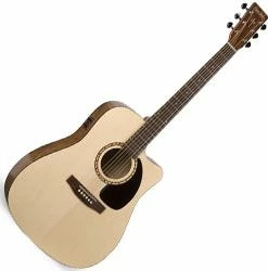 Acoustic Guitars Simon & Patrick 029044 Woodland CW Spruce QIT Cutaway Acoustic Electric MADE In Canada