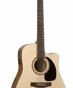 Acoustic Guitars Simon & Patrick 029044 Woodland CW Spruce QIT Cutaway Acoustic Electric MADE In Canada