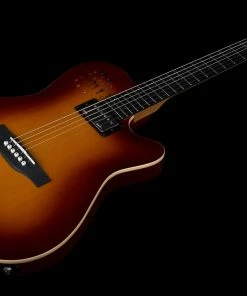 Godin A6 Ultra Cognac Burst HG 6 String RH Acoustic Electric Guitar MADE In CANADA - Discontinued Acoustic Guitars