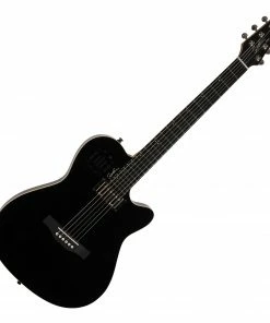 Godin A6 Ultra Black HG 6 String RH Acoustic Electric Guitar Made In Canada D