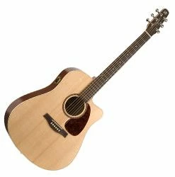 Acoustic Guitars Seagull 030910 Coastline SLIM CW Spruce QIT Acoustic Electric Guitar With Carrying Bag MADE In CANADA