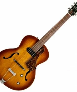 Godin 031986 5th Avenue Kingpin P90 Cognac Burst Hollow Body Acoustic Guitar Made In Canada Acoustic Guitars