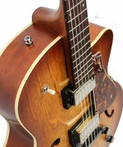 Acoustic Guitars Godin 032327 / 050987 5th Avenue KingPin II P90 CW Cognac Burst Hollow Body Acoustic Guitar MADE In CANADA