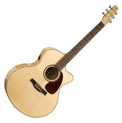 Acoustic Guitars Seagull 032471 Perfomer CW Cutaway Mini Jumbo HG QIT Acoustic Electric With Carrying Bag MADE In CANADA