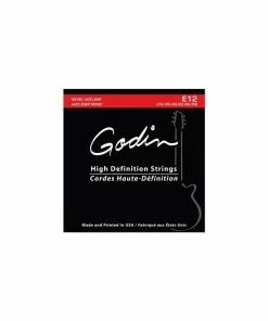 Godin Electric Nickel Guitar Strings Jazz Light E12 Made By D'Addario