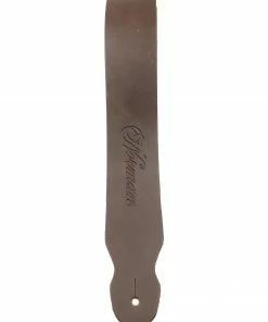 Accessories Norman 37230 Standard Brown Leather Guitar Strap W/Embossed Logo