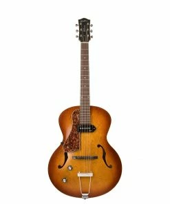 Acoustic Guitars Godin 037728 5th Avenue Kingpin P90 Cognac Burst Cutaway Hollow Body Acoustic Guitar LEFT-HANDED Made In Canada