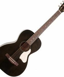 Art & Lutherie 042418 Roadhouse Faded Black A/E Parlor Acoustic Guitar MADE In CANADA