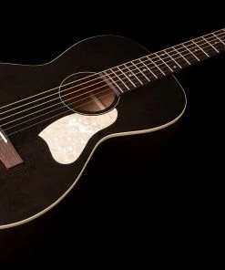 Art & Lutherie 042418 Roadhouse Faded Black A/E Parlor Acoustic Guitar MADE In CANADA