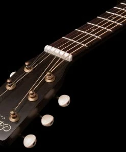 Art & Lutherie 042418 Roadhouse Faded Black A/E Parlor Acoustic Guitar MADE In CANADA