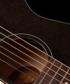 Art & Lutherie 042418 Roadhouse Faded Black A/E Parlor Acoustic Guitar MADE In CANADA