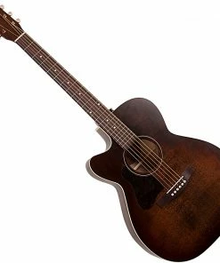 Acoustic Guitars Art & Lutherie 042715 Legacy CW LEFT Bourbon Burst QIT Cutaway Acoustic Electric MADE In CANADA