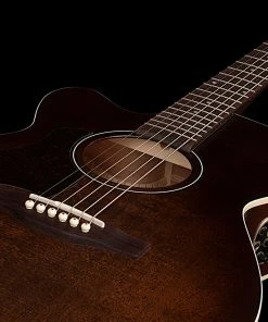 Acoustic Guitars Art & Lutherie 042715 Legacy CW LEFT Bourbon Burst QIT Cutaway Acoustic Electric MADE In CANADA