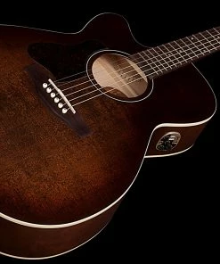 Acoustic Guitars Art & Lutherie 042715 Legacy CW LEFT Bourbon Burst QIT Cutaway Acoustic Electric MADE In CANADA