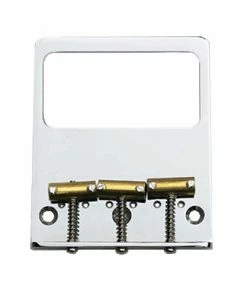 TV Jones Tele Bridge American Standard Tele Bridge Plate - Chrome, (3 Saddle ) Pickup