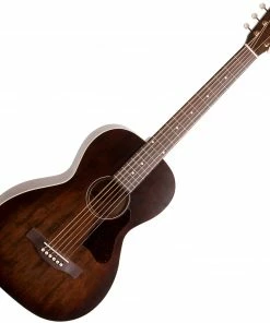 Art & Lutherie 045549 Roadhouse Bourbon Burst Parlor Acoustic Guitar MADE In CANADA