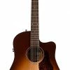 Acoustic Guitars Seagull 046478 Entourage Autumn Burst CW QIT Cutaway Acoustic Guitar MADE In CANADA