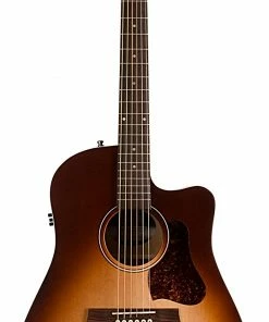 Acoustic Guitars Seagull 046478 Entourage Autumn Burst CW QIT Cutaway Acoustic Guitar MADE In CANADA