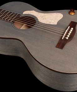 Acoustic Guitars Art & Lutherie 047079 Roadhouse Denim Blue Q-Discrete Parlor Acoustic Electric Made In Canada