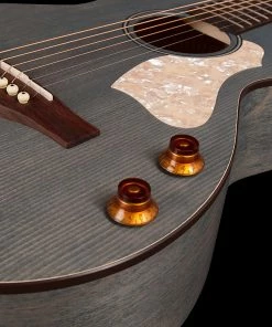 Acoustic Guitars Art & Lutherie 047079 Roadhouse Denim Blue Q-Discrete Parlor Acoustic Electric Made In Canada