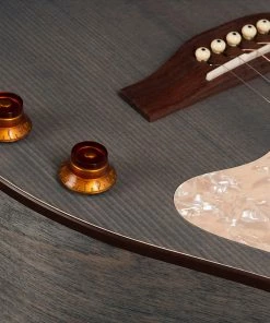 Acoustic Guitars Art & Lutherie 047079 Roadhouse Denim Blue Q-Discrete Parlor Acoustic Electric Made In Canada