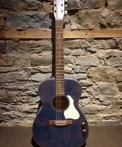 Acoustic Guitars Art & Lutherie 047086 Legacy Concert Acoustic Electric Guitar Denim Blue Q-Discrete Made In Canada