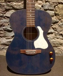 Acoustic Guitars Art & Lutherie 047086 Legacy Concert Acoustic Electric Guitar Denim Blue Q-Discrete Made In Canada